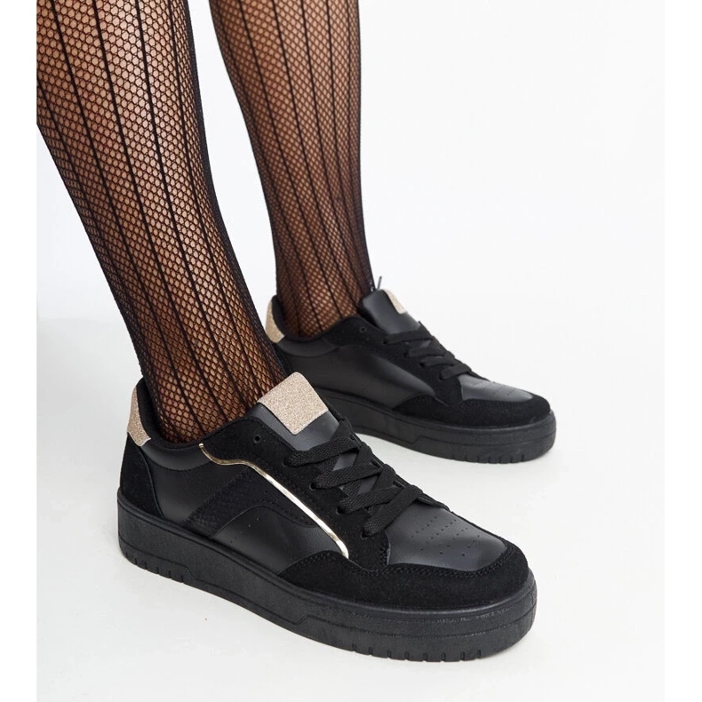 D/GMR adidasi Walda negri cu platforma negru 1