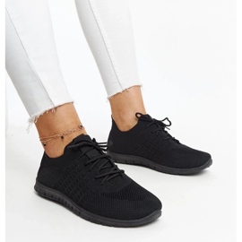 D/GMR Tenisi Mairago din material negru 2