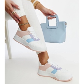 D/GMR Adidași albi și roz cu talpă Rafida mai groasă 2 D/GMR Adidași albi și roz cu talpă Rafida mai groasă 2