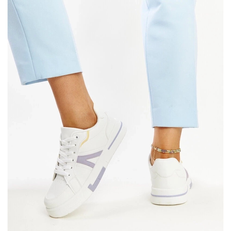 D/GMR Tenisi albi cu culoarea Zorica 2