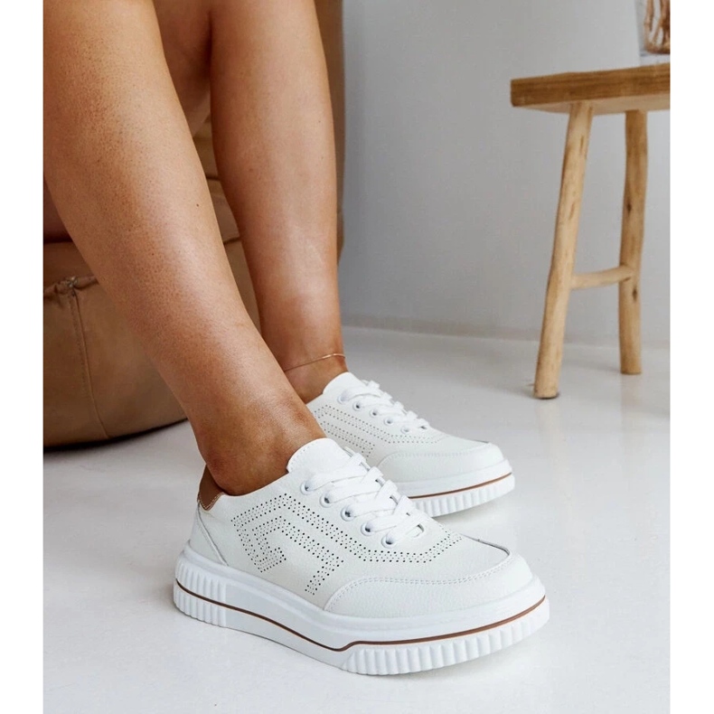 Adidași din piele bej Rushd 2