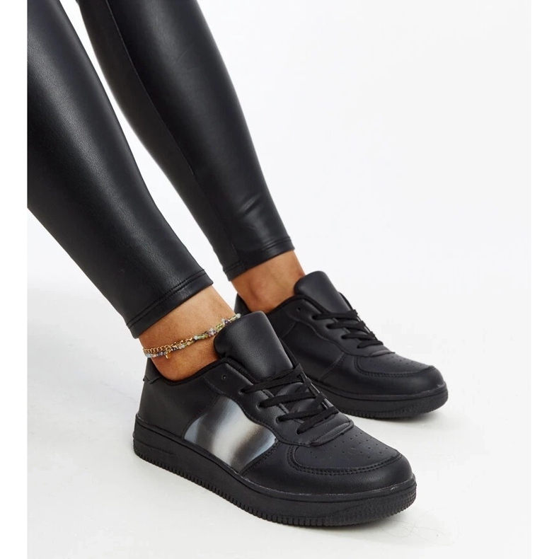 Adidași negri pe platforma Asmarin negru 2