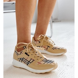 Adidași bej în Afifah Checkreted 1