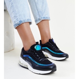 Adidași negri cu hologramă Jelek negru 1