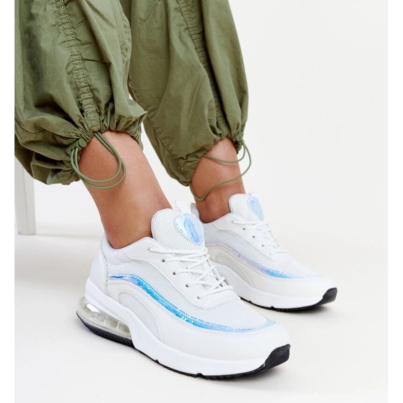 Adidași albi cu hologramă Jelek 1