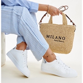 Tenisi Akila albi și argintii 2