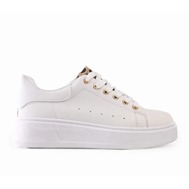 D/CEO Tenisi albi cu decor Asmait atrăgător 2