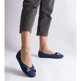 D/CEO Balerini bleumarin decorati cu fundita si brosa Esdras 2