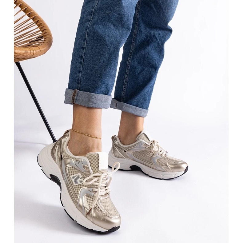 D/CEO Pantofi sporturi de aur pentru adidași pentru femei sedilla 2