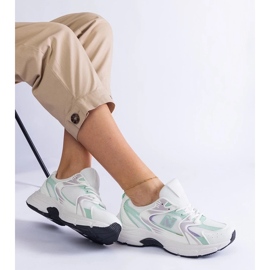 D/CEO Pantofi sport alb și verde pentru femei adidași sedilla 1