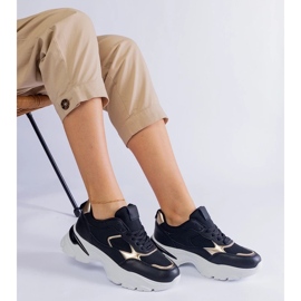 D/CEO Adidași negri cu talpă masivă Torreza negru 2