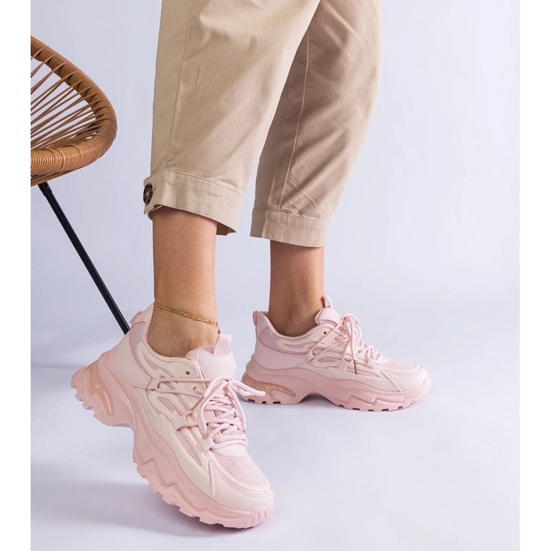 D/CEO Adidași sport roz cu talpă Roxana masivă 2