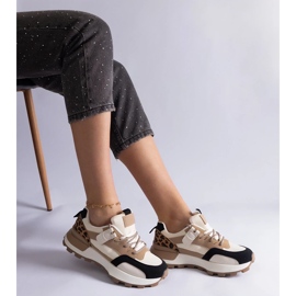 D/CEO Adidași bej decorați cu un motiv animal Soria 2