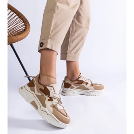 D/CEO Adidași maro decorați cu șnur Valdez din zircon 2 D/CEO Adidași maro decorați cu șnur Valdez din zircon 2