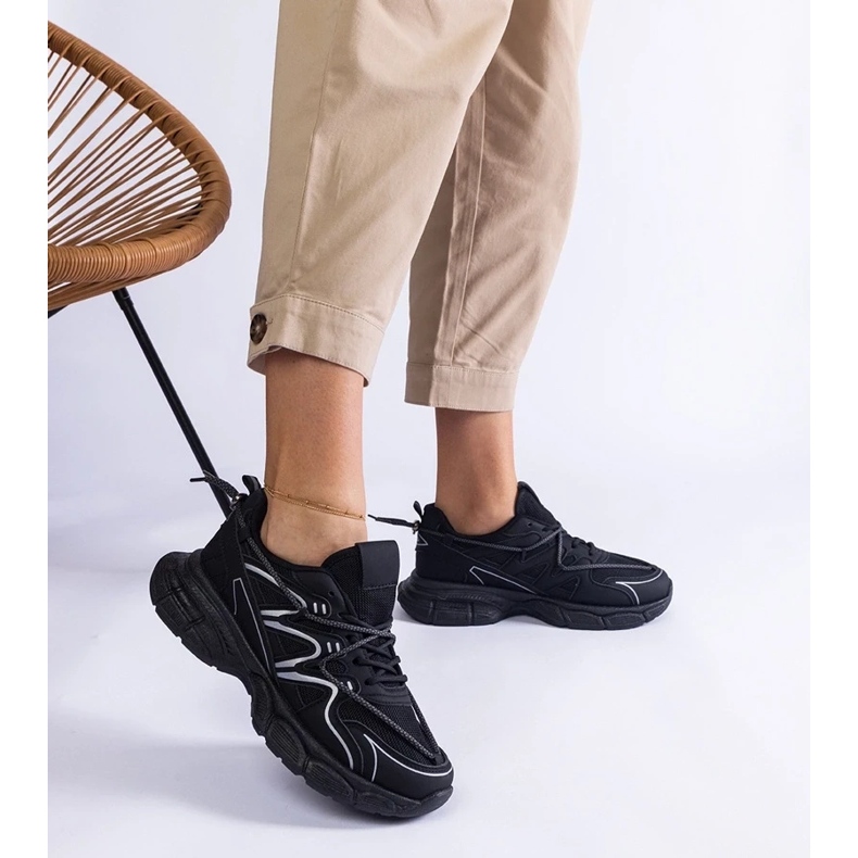 D/CEO Adidași pentru femei negre pe masivul Colanga Sole negru 2