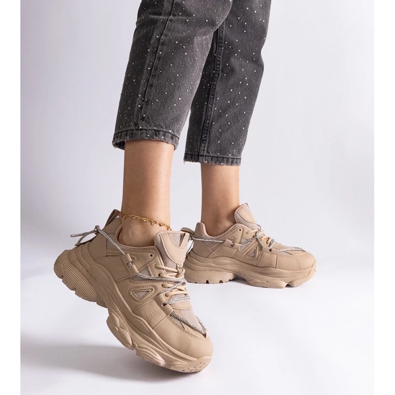 D/CEO Adidași sport damă bej închis Ivett 2