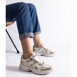 D/CEO Tenisi sport Ena albi și aurii de aur 2