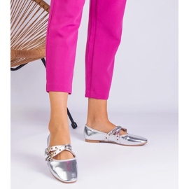 D/CEO Balerine din argint din eco -lidere decorate cu catarame Emmarino 2