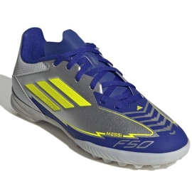 Adidas F50 League Messi TF IH0925 Pantofi albastru argintiu 3