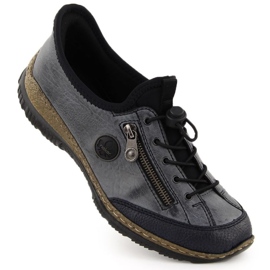 Pantofi pentru femei Rieker N3267-14 Albastru 2