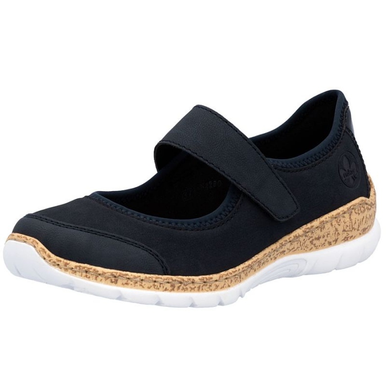 RIEKER N42B0-14 Pantofi Velcro Blue Navy Blue albastru 1