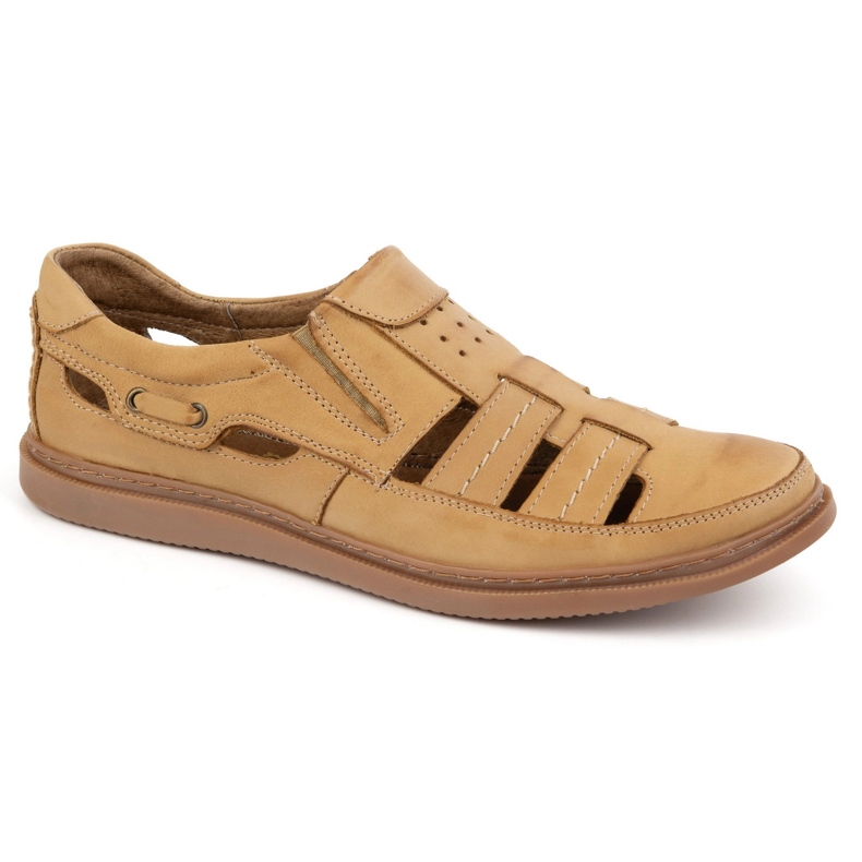 Polbut Pantofi din piele deschisă 06 pentru bej de vară 1