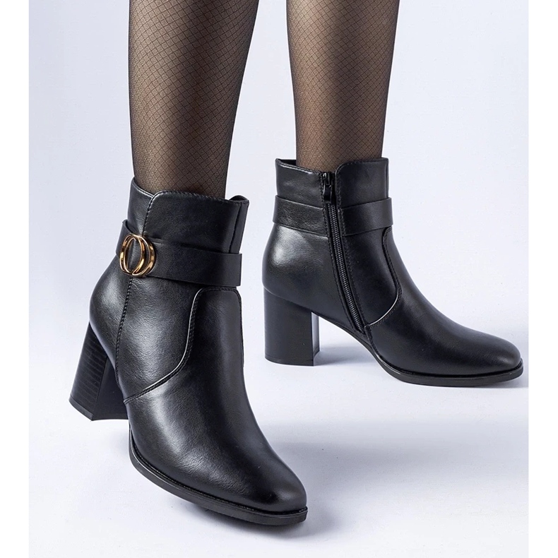 D/CEO Botine izolate negre Muscoline negru 2