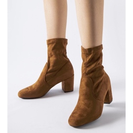 D/CEO Botine maro Lexington cu slip-on 2