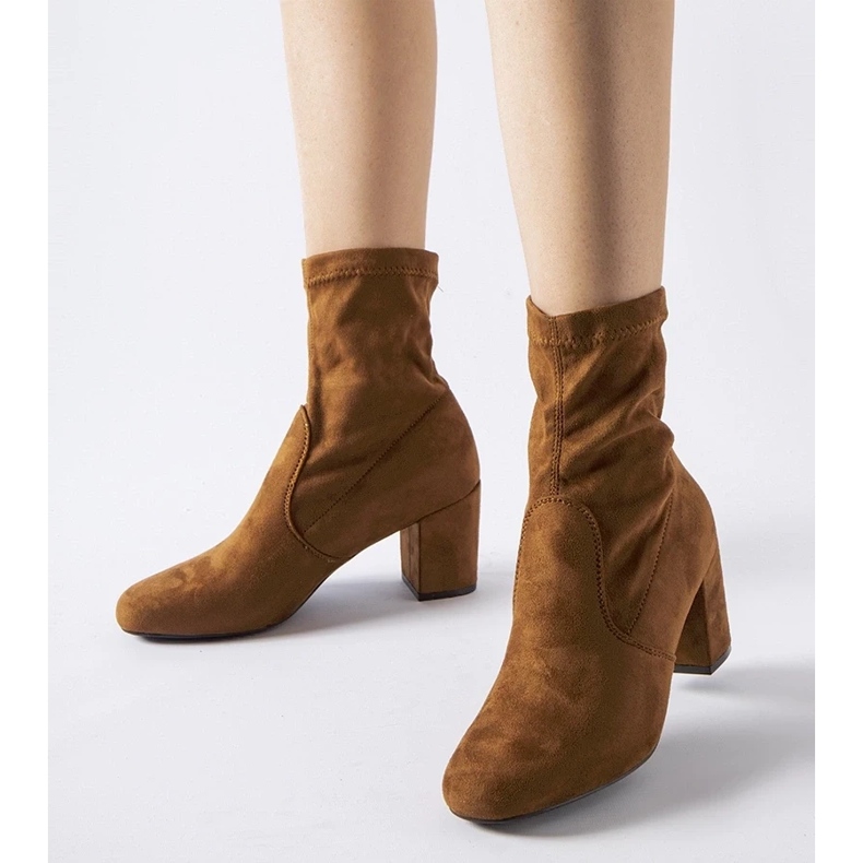 D/CEO Botine maro Lexington cu slip-on 2