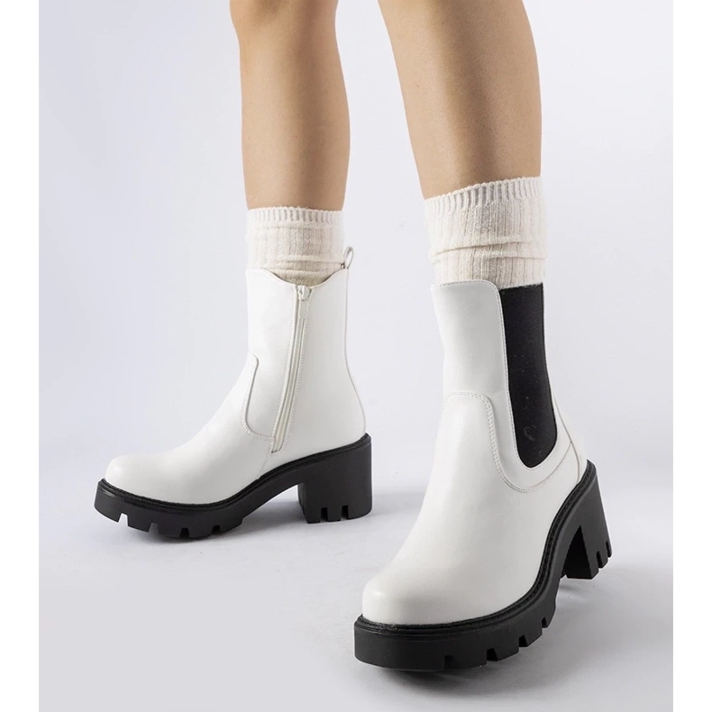 D/CEO Cizme albe izolate cu un bloc Hattiesburg 1 D/CEO Cizme albe izolate cu un bloc Hattiesburg 1