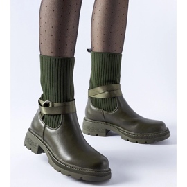 D/CEO Botine izolate verde închis de la Picker 1