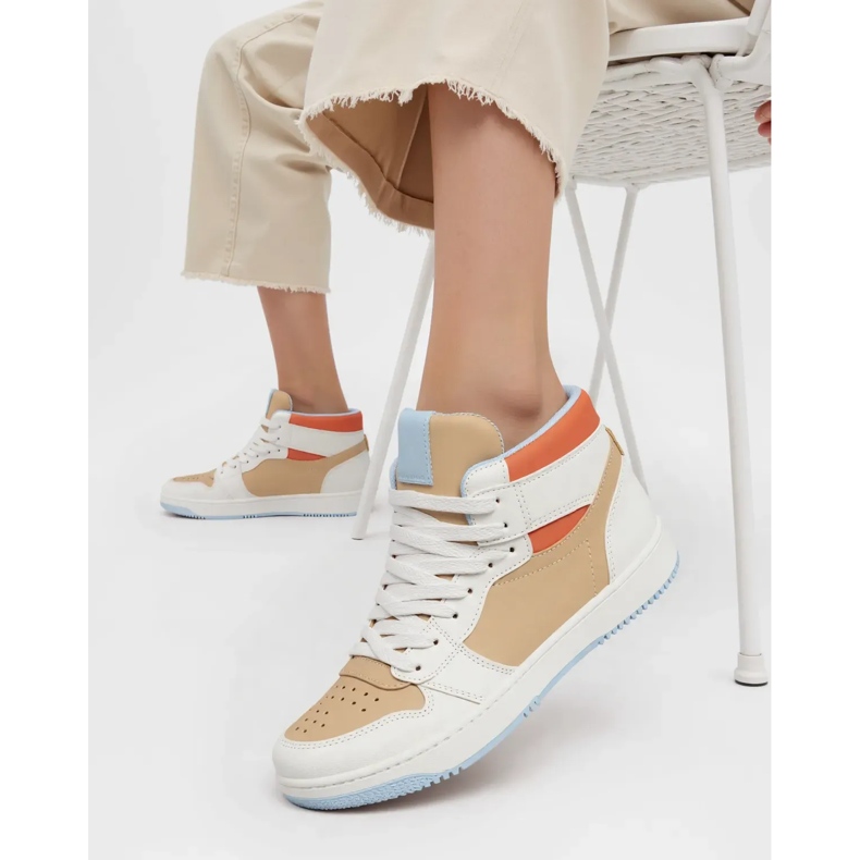 Adidași pentru femei Veltor White/Kaki 1