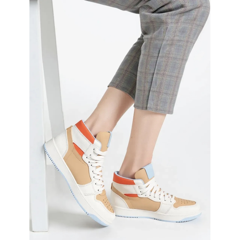 Adidași pentru femei Veltor White/Kaki 2