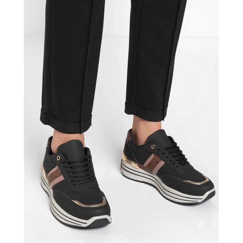 Adidași negri veloxa pentru femei negru 2