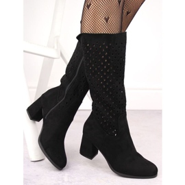 M.Daszyński Openwork Boots M. Daszyński în San43a negru 3