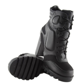 Cizme negre cu toc 9132 negre negru 2