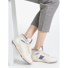 Adidași pentru femei înalte Revilo Blue albastru 2
