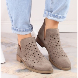 M.Daszyński Openwork Boots M. Daszyński San12a Brown maro 6