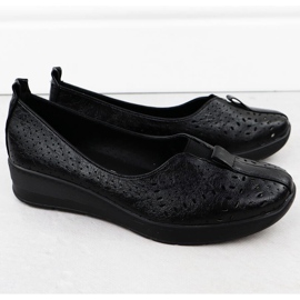 Pantofi pentru femei Slip-On OpenWork Jezzi Black RMR1840-13 negru 2