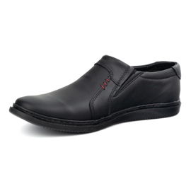 Polbut Pantofi bărbați din piele 2132plb negru 1