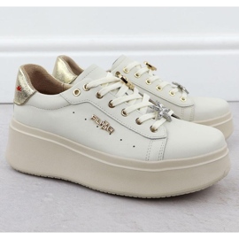 Pantofi pe platforma Filippo Paw592 bej 2