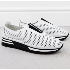 S.Barski Openwork Sports Shoes S. Barski LR51-672 White alb 2 S.Barski Openwork Sports Shoes S. Barski LR51-672 White alb 2