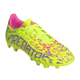 Adidas Predator Club FG/MG ID3811 Pantofi de fotbal galben 1