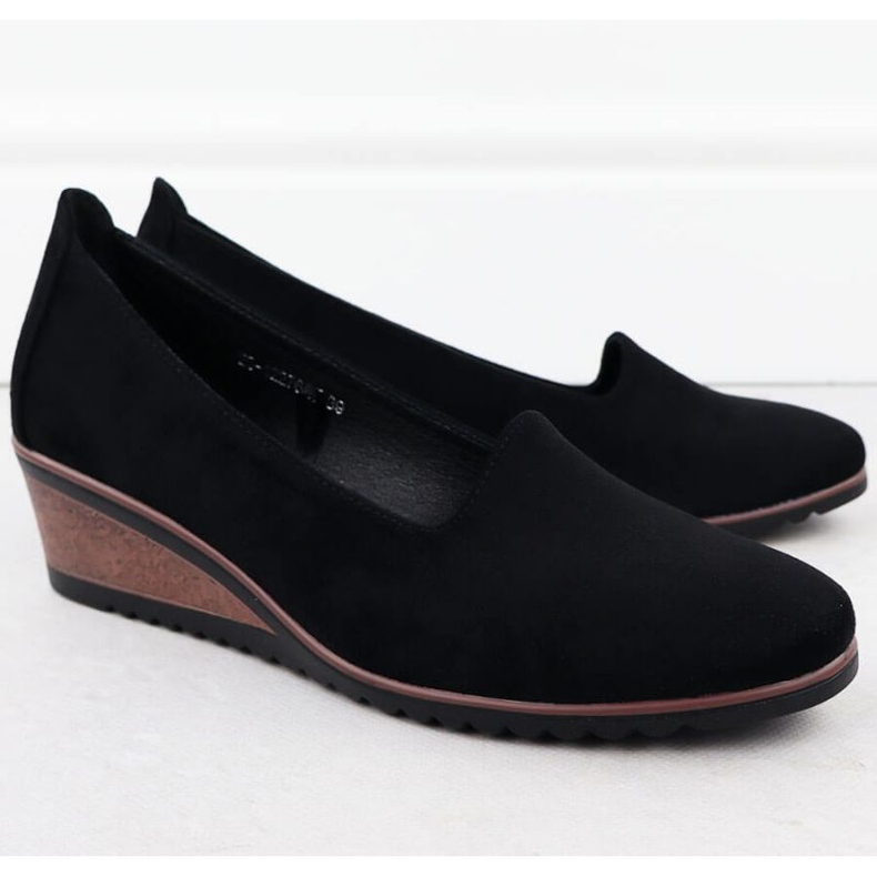 Pantofi pentru o pană Potocki SZ12276 Negru 2