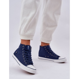 Big Star Stai mari pentru femei Star DD274333 Navy Blue albastru 2 Big Star Stai mari pentru femei Star DD274333 Navy Blue albastru 2