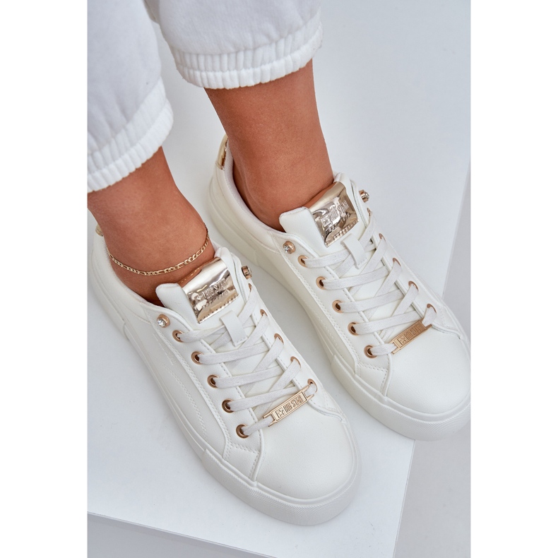 Adidași pentru femei Big Star NN274211 White alb 2