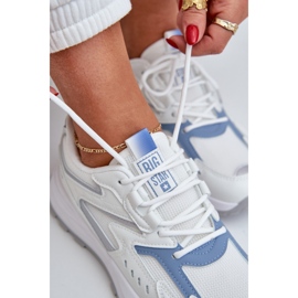 Big Star Pantofi sport pentru femei Star Big NN274A094 Sistem Hi-Poly Sistem albastru alb-albastru 8