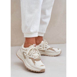 Big Star Pantofi sport pentru femei Star Big NN274A096 Sistem Hi-Polish Beige bej 2