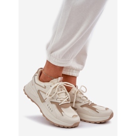 Big Star Pantofi sport pentru femei Star Big NN274A096 Sistem Hi-Polish Beige bej 1