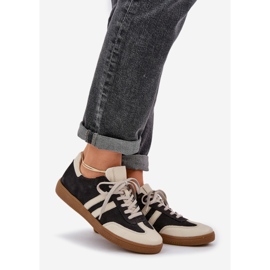 Zazoo N1068 Piele scăzute pentru femei negre negru 1